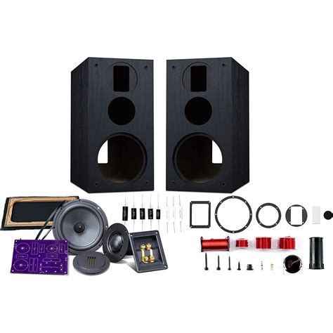 Buy HiVi-Swans DIY 3 Way Passive Bookshelf Speakers Pair - DIY Speaker Kit-Peak Power 120 Watt ...