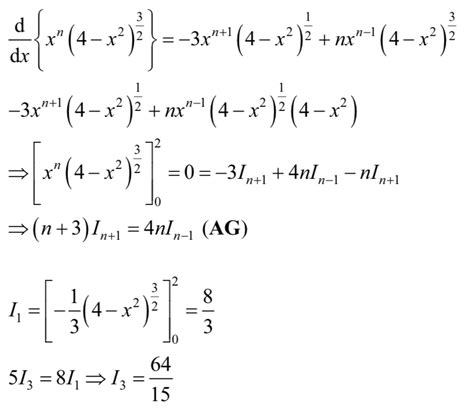 Solved Integrals