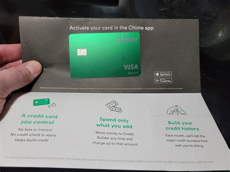 Got my metal Credit Builder card in the mail today! : r/chimefinancial