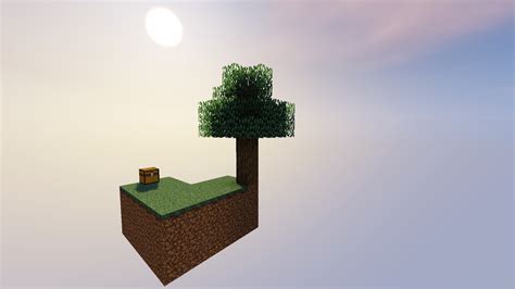 SkyBlock Map 1.13.2 / 1.12.2 for Minecraft (Survival island, Floating Island)