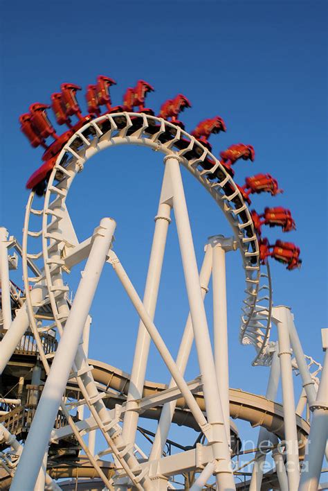 Inverted Roller Coaster Photograph by Anthony Totah | Pixels