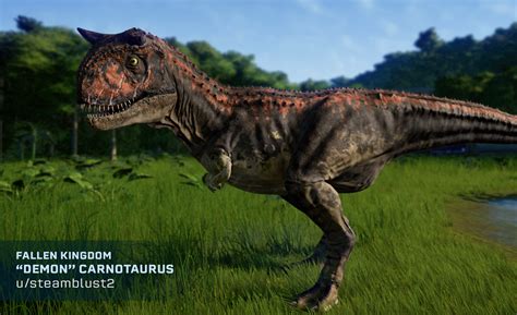 Carnotaurus skin idea based on the second specimen from Lockwood Manor ...