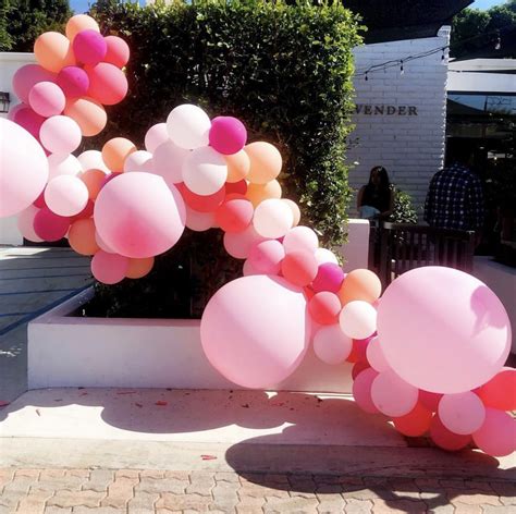 Balloon Garland Backdrop for a OC Bridal Shower Garland Backdrops, Flower Wall Backdrop, Wall ...