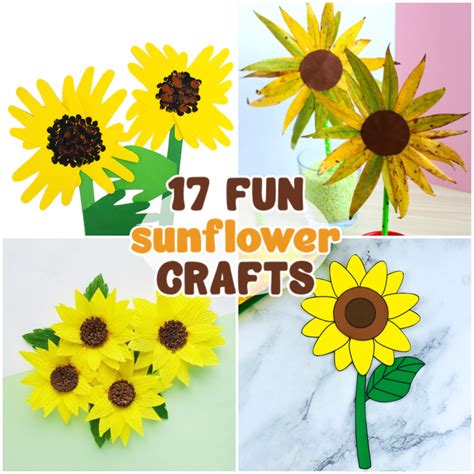 17 Fun Sunflower Crafts for Kids