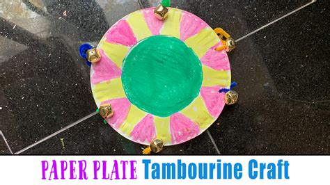 DIY Tambourine Craft for Kids - Happy Toddler Playtime