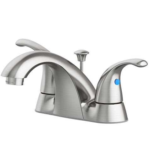 PROFLO® Two Handle Centerset Bathroom Sink Faucet in Brushed Nickel | Ferguson