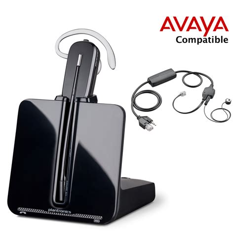 Avaya Compatible Plantronics VoIP Wireless Headset Bundle | Electronic Remote Answerer (EHS ...