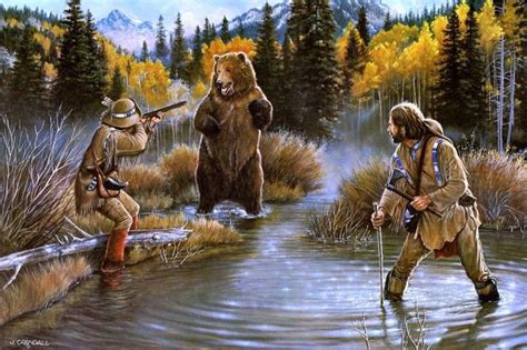 Jerry Crandall - HD Wallpapers | Hunting art, Mountain man, Bear paintings