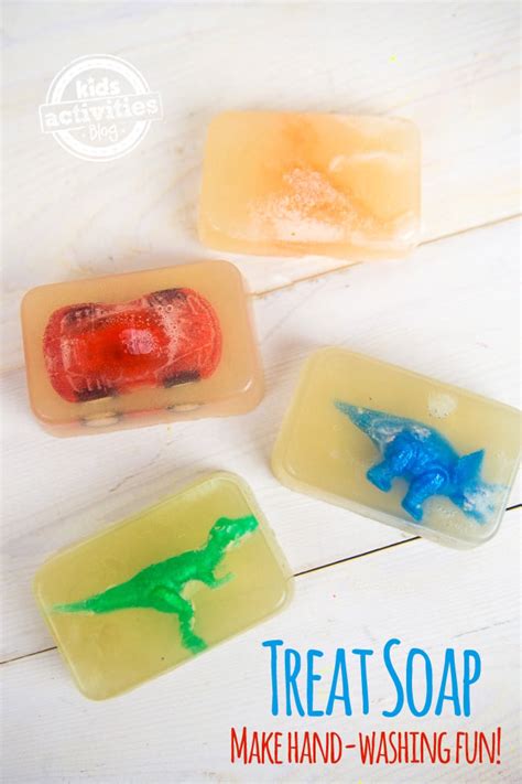 Homemade Soap for Kids with a Toy in the Middle for Fun! | Kids Activities Blog