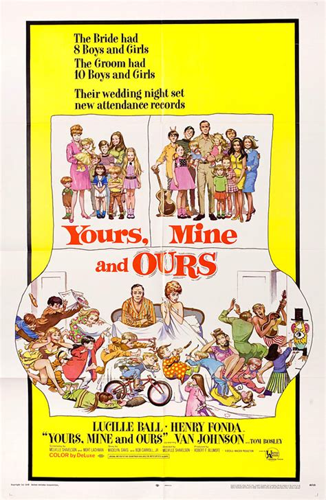 Yours, Mine and Ours 1968 U.S. One Sheet Poster - Posteritati Movie Poster Gallery