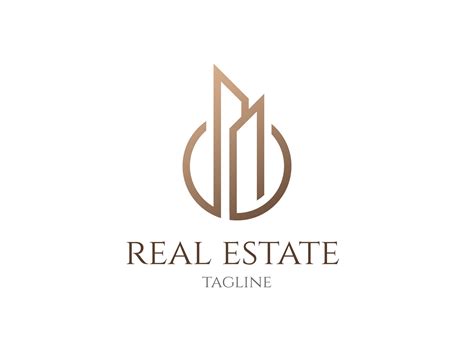 Elegant Real Estate Logo by Base On IT on Dribbble