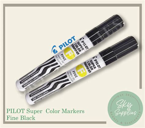 2pcs Pilot Permanent Marker Fine and Broad Tip | Lazada PH