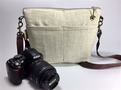 Linen DSLR Camera Bag purse for women Lightweight & Washable | Etsy | Dslr camera bag purse ...