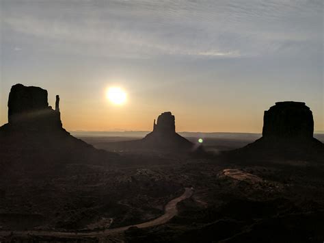 Sunrise In Monument Valley Free Stock Photo - Public Domain Pictures