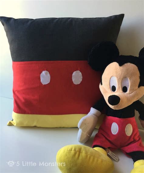 5 Little Monsters: Mickey & Minnie Inspired Pillows