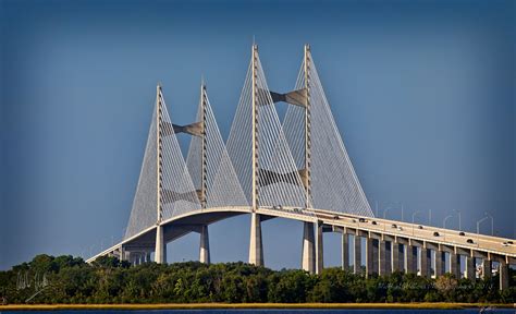 Dames Point Bridge, Jacksonville, Florida.