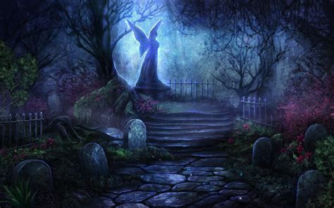 Free download | HD wallpaper: Fantasy, Angel, Cemetery, Graveyard ...