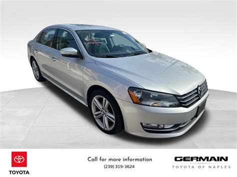 Pre-Owned 2013 Volkswagen Passat TDI SEL Premium 4D Sedan in Naples # ...