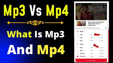 Mp3 Vs Mp4 | Difference Between Mp3 And Mp4 | What Is Mp3 And Mp4 ? - YouTube