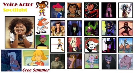 Voice Actor Spotlight: Cree Summer by CrazyGamerDragon64 on DeviantArt