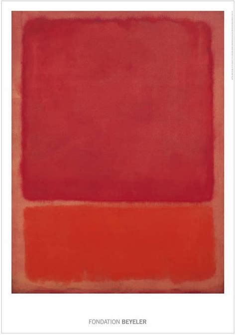 MARK ROTHKO 'red Orange Original Poster Large first | Etsy