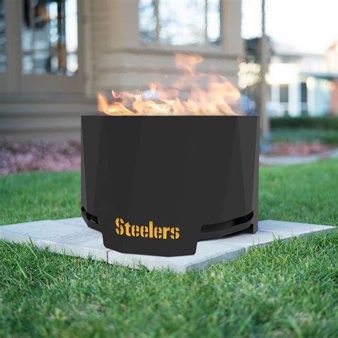 Blue Sky Outdoor Living Pittsburgh Steelers The Peak 23.9-in W Black ...