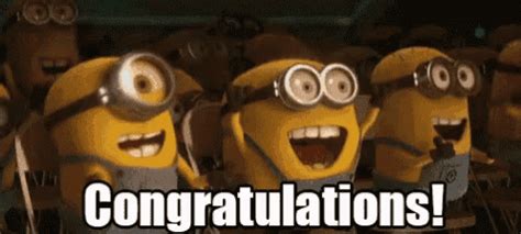 Minions-congratulations GIFs - Get the best GIF on GIPHY