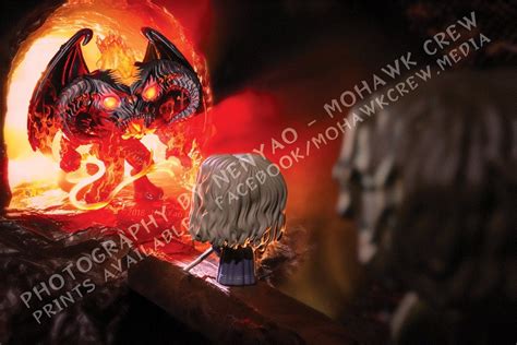 18x12 Glossy Poster Print - The Lord of the Rings: Gandalf Vs Balrog on Bridge of Khazad-dûm ...