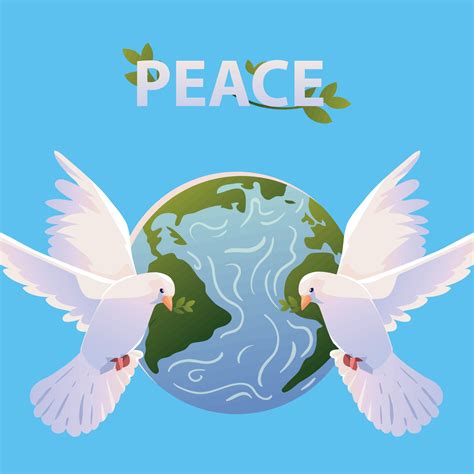 international day of peace poster 11128881 Vector Art at Vecteezy