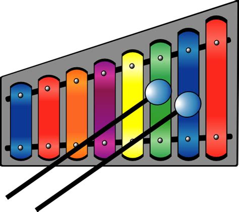 Xylophone Colourful Clip Art at Clker.com - vector clip art online, royalty free & public domain