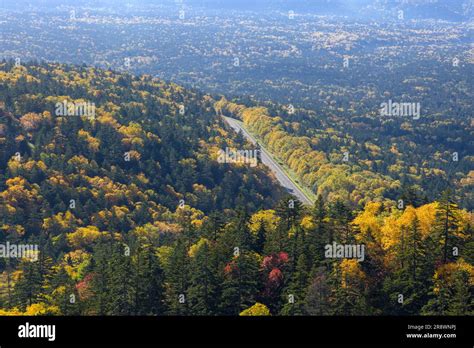 Mikuni Pass in Autumn Stock Photo - Alamy