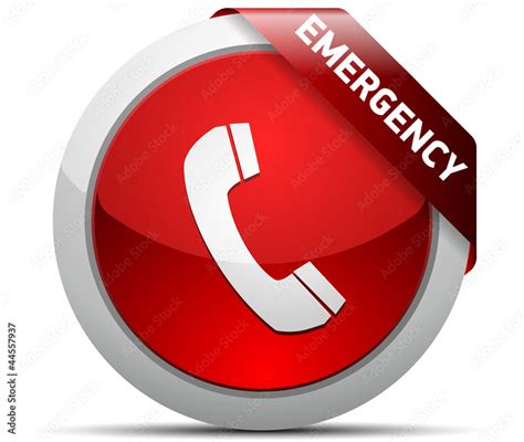 Emergency call button Stock Vector | Adobe Stock