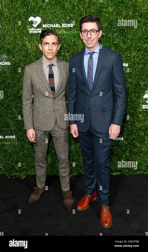 Matthew Lopez and Brandon Clarke attend the 13th Annual Golden Heart Awards at Cipriani South ...