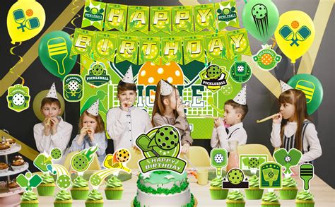 Amazon.com: Pickleball Birthday Party Decorations Pickleball Party ...