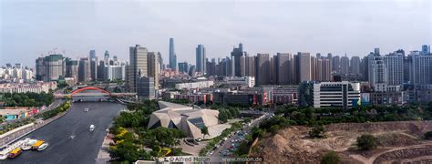 Photo of Tianjin skyline. Panoramic views, Tianjin, China - added image ...