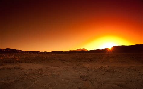 Sahara Desert Sunset Wallpaper