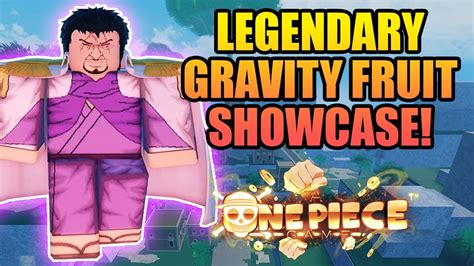 Gravity Fruit Full Showcase - New Best Fruit! in A One Piece Game - YouTube