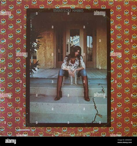 Emmylou Harris - Elite Hotel - Vintage vinyl album cover Stock Photo - Alamy