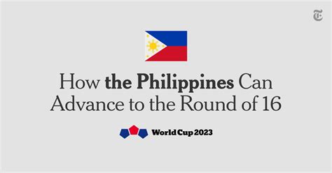 How the Philippines Can Advance to the Next Round of the World Cup ...