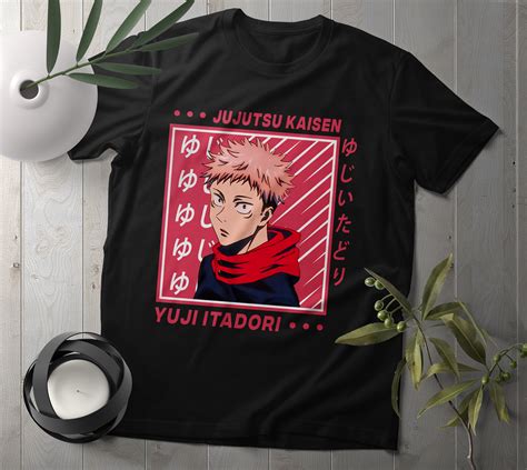 Yuji Itadori Jujutsu Kaisen shirt Yuji Itadori jjk T-shirt | Etsy