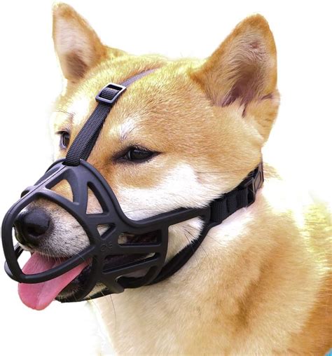 Amazon.com : Mayerzon Dog Muzzle, Breathable Basket Muzzle to Prevent Barking, Biting and ...