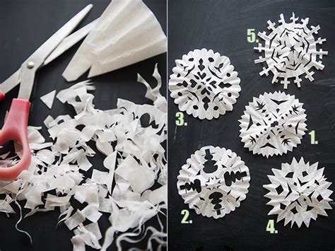 16 Easy DIY Patterns for Making Coffee Filter Snowflakes | Guide Patterns