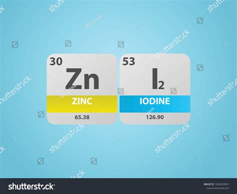 Zinc Iodide Zni2 Molecule Simple Molecular Stock Vector (Royalty Free ...