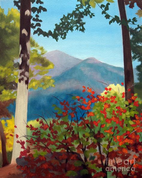 Central Virginia Landscape Painting by Rachel Lawson