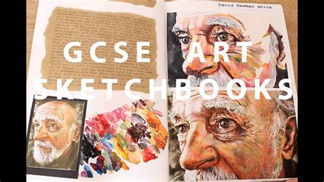 A* GCSE Art Sketchbooks - YouTube