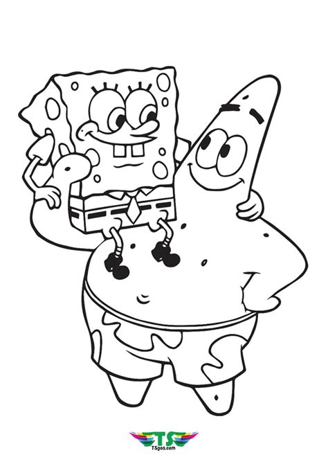 Spongebob And Patrick Coloring Page Spongebob Coloring Spongebob Lego ...