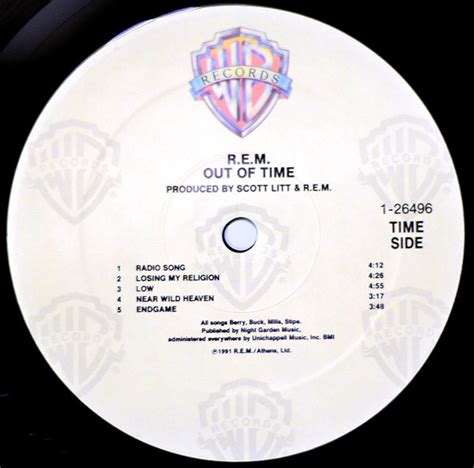 R.E.M. - Out Of Time - Used Vinyl - High-Fidelity Vinyl Records and Hi ...