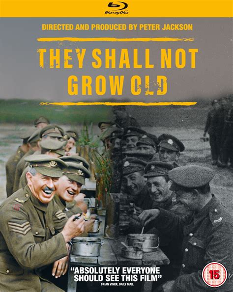 They Shall Not Grow Old (Blu-Ray) – Warner Bros. Shop - UK