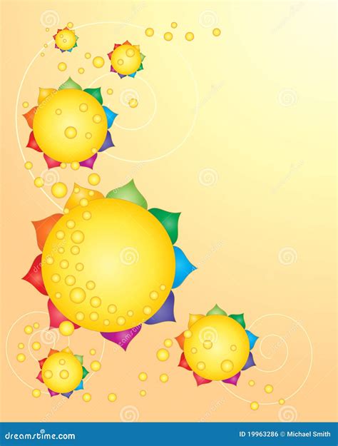 Pollen stock vector. Illustration of colorful, heat, abstract - 19963286