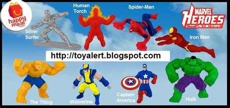 McDonalds Marvel Heroes and Littlest Pet Shop Toys 2010 | Toy Alert